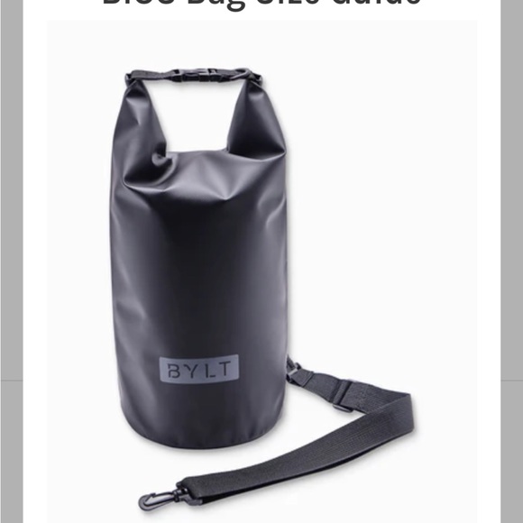 🧳 BYLT Basics; BNWT; Waterproof “BIOS”Black Uni-Sex Travel/Daily “Go To” Bag! - Picture 10 of 11